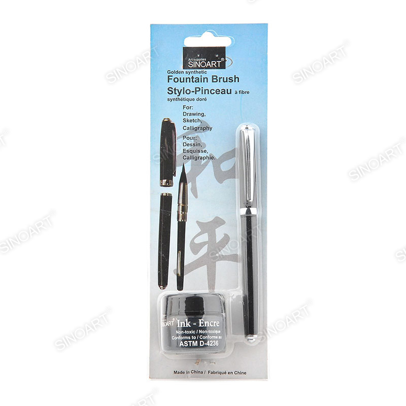 Fountain Brush And Ink Set include ink Great for manga Calligraphy