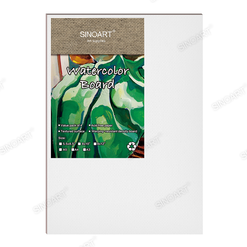 Value pack of 4 Paper board watercolor oil acrylic painting pastel Artist Paper