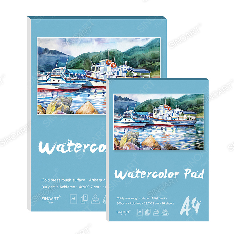 SINOART watercolor paper Pad 16 Sheets 