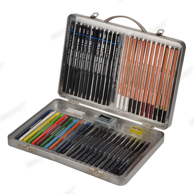 52pcs Metal Box Painting Value Set Art Set