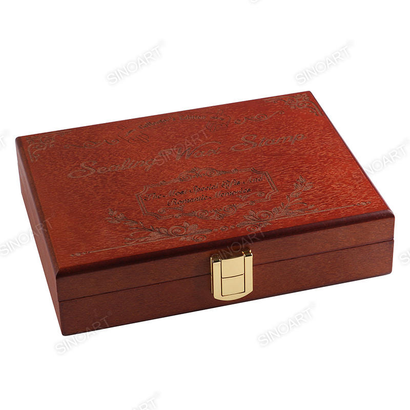 7pcs Antique Wax Sealing Set Wooden Box art set
