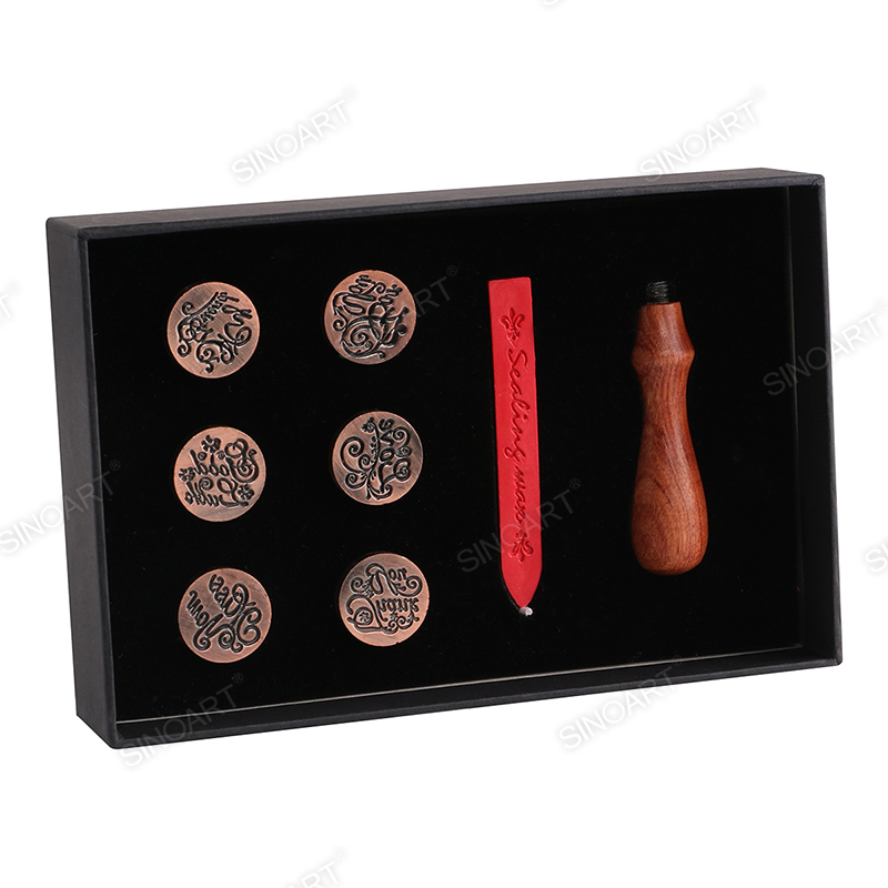 8pcs Wax Sealing Stamp Set Art Set