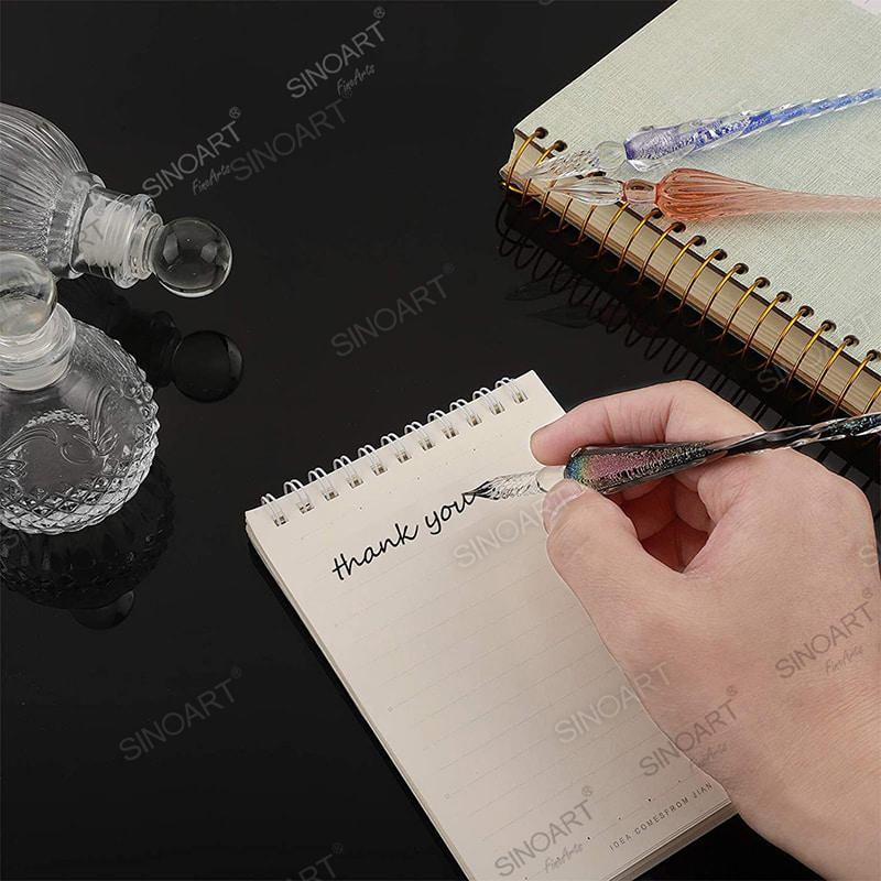 3pcs Glass Dip Pen Calligraphy Set Art Set