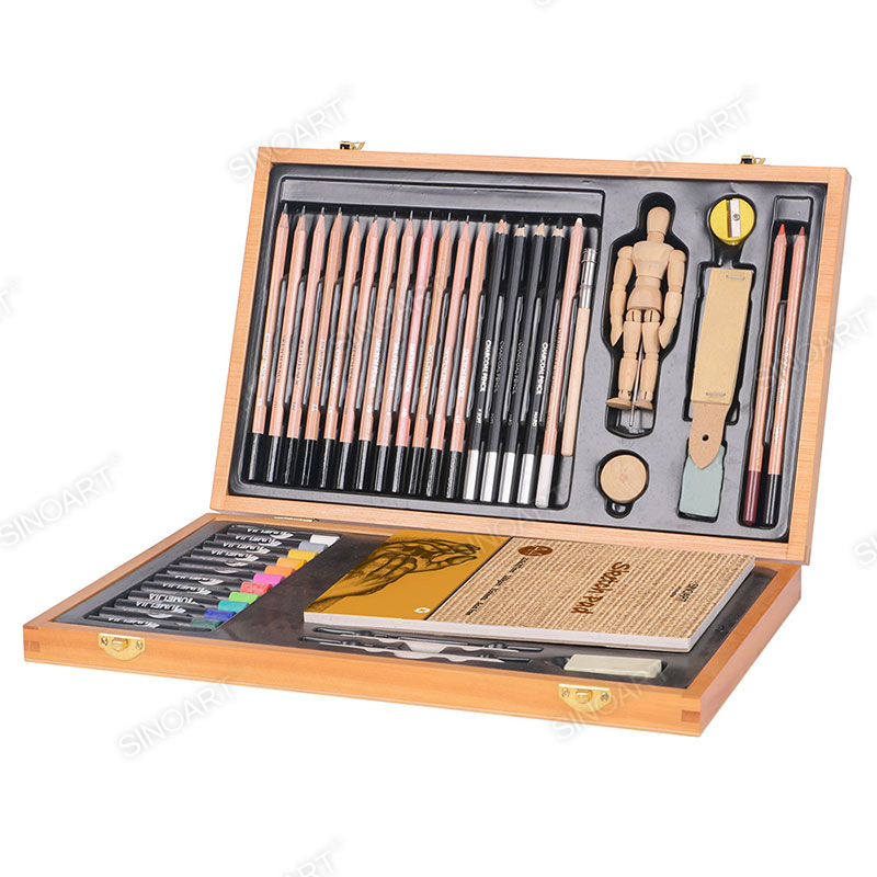 41pcs Wooden Box Art Set