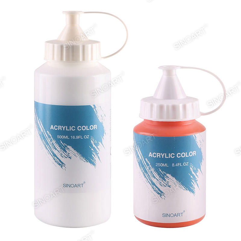 Plastic bottle Acrylic colors acrylic Paints
