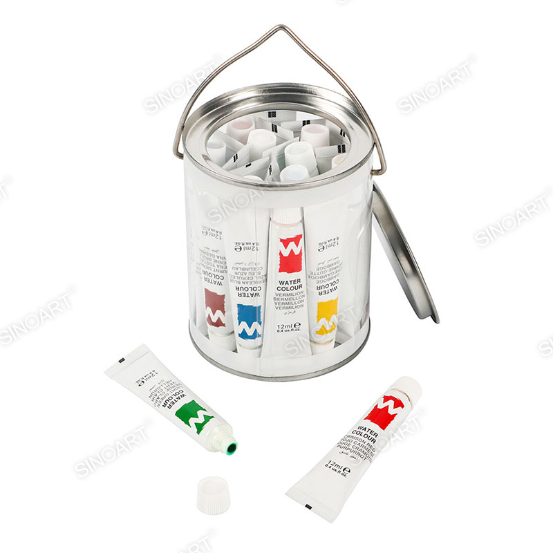 Watercolor Paint Set in Plastic Can Watercolor Paints