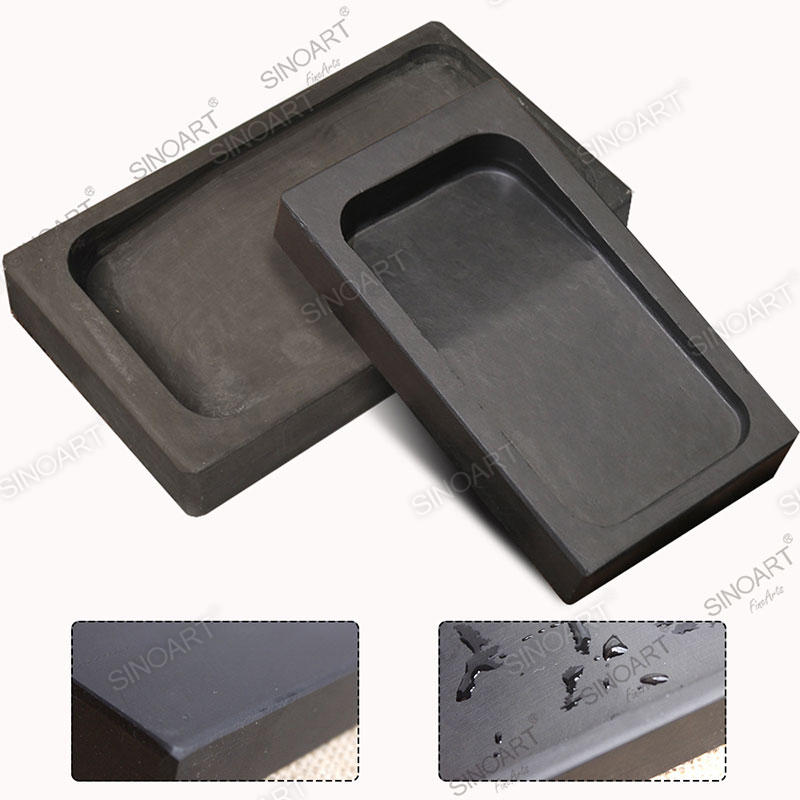 Rectangle ink stone Chinese Calligraphy