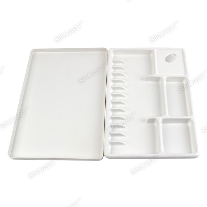35x23cm Plastic palette Rectangle 2pcs/set White Palette 