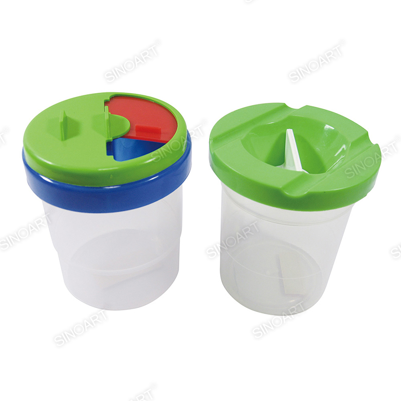 Dia 7 H 10cm Plastic brush washer Airtight