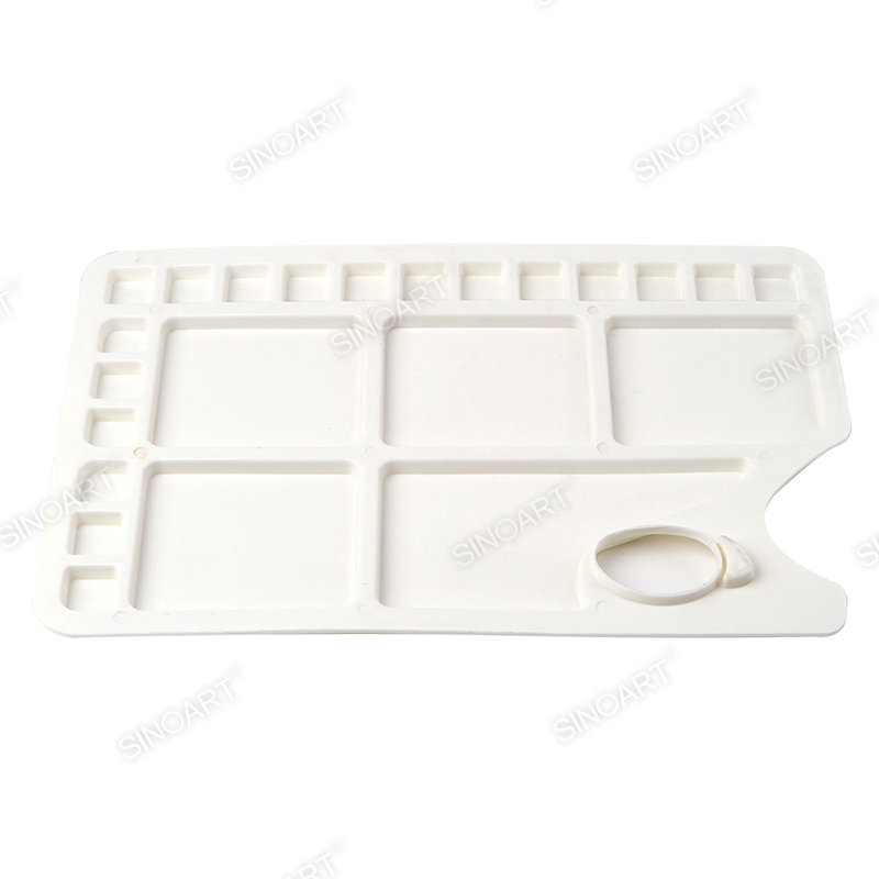 23 wells Plastic palette 34x23.4cm Rectangular Palette