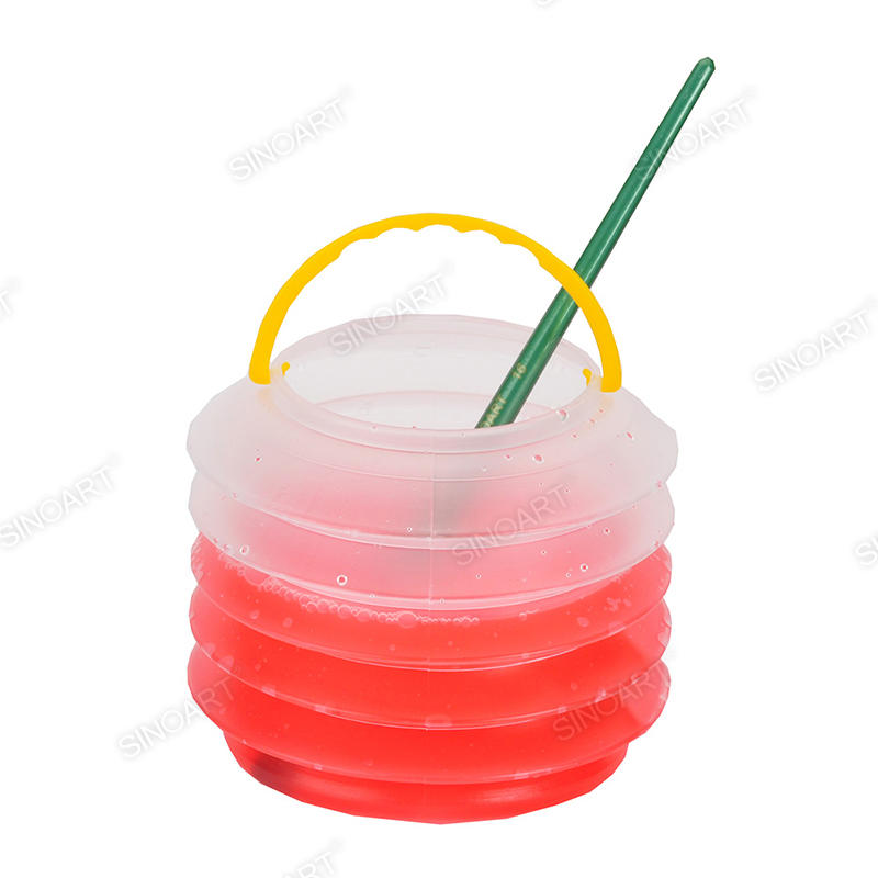 Plastic brush washer PP material S M L 3sizes Collapsible palette