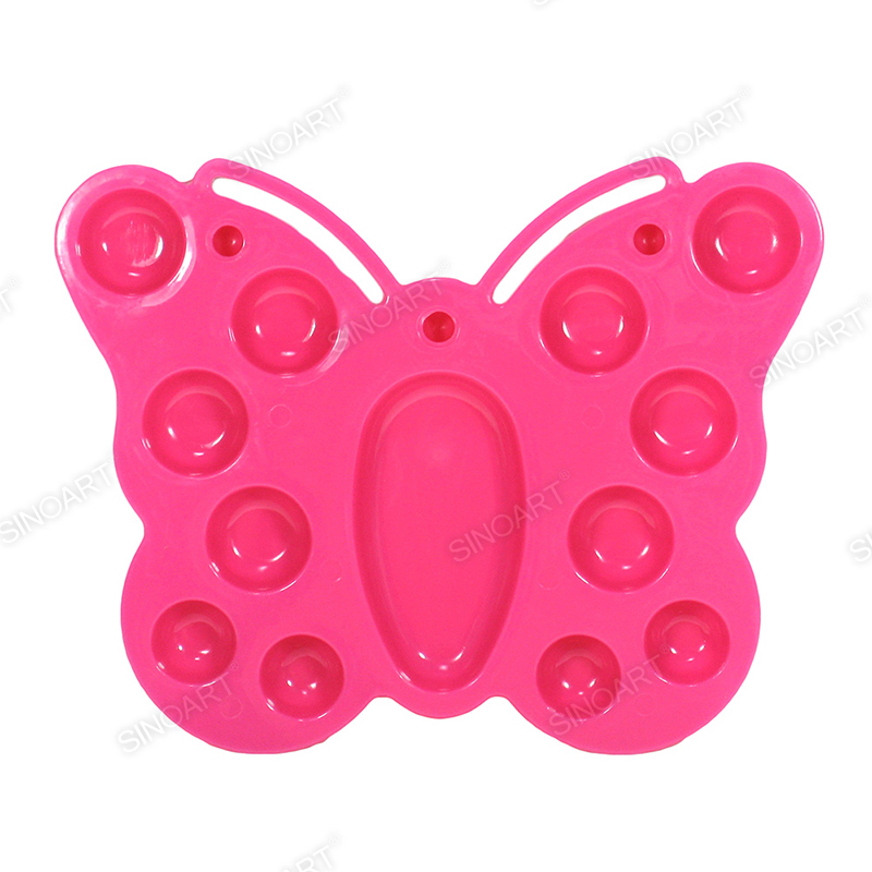 Butterfly shape Plastic palette 14.5x11.5cm Palette