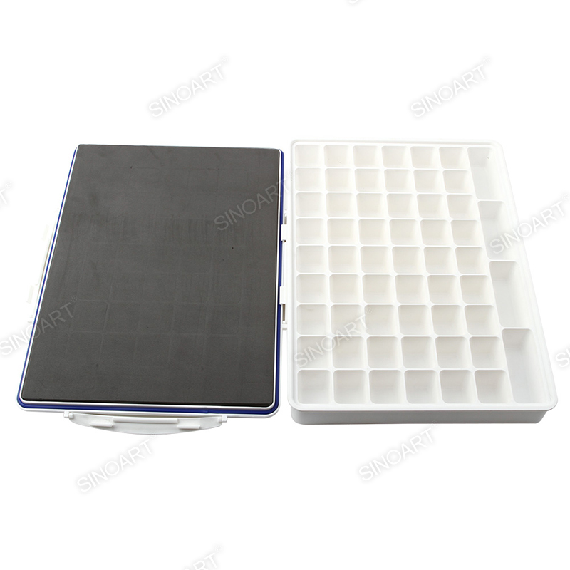EVA lid Plastic Palette 35x25.5x5.5cm Rectangular Palette