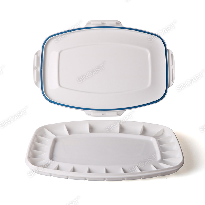 23 wells Airtight Plastic Palette 33.5x23.1cm Rectangle palette