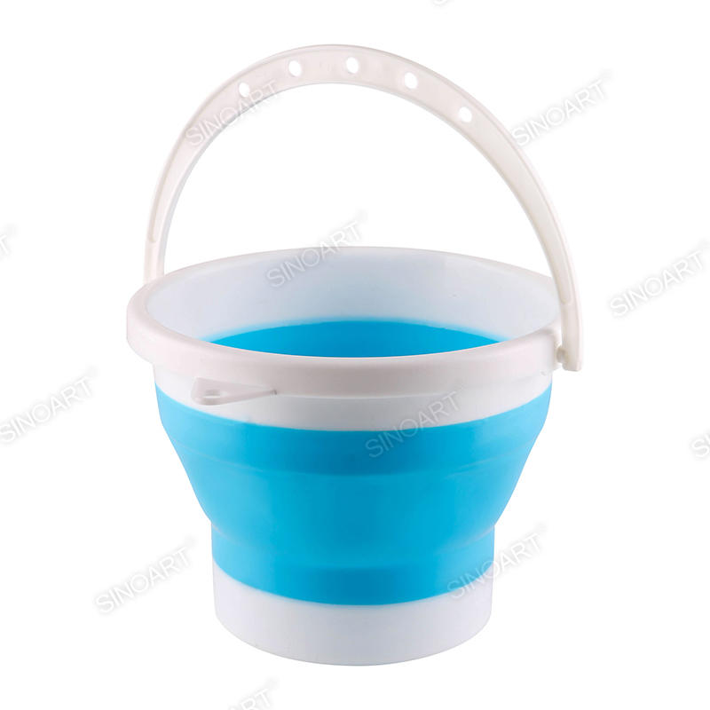 19.5/12.5cm 14.5cmH Collapsible Water Bucket soft plastic 