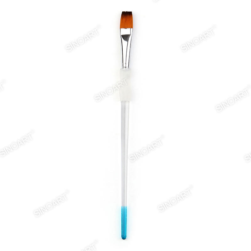 Acrylic handle with silica gel holder Artist Nylon Brush Mix Media Brush
