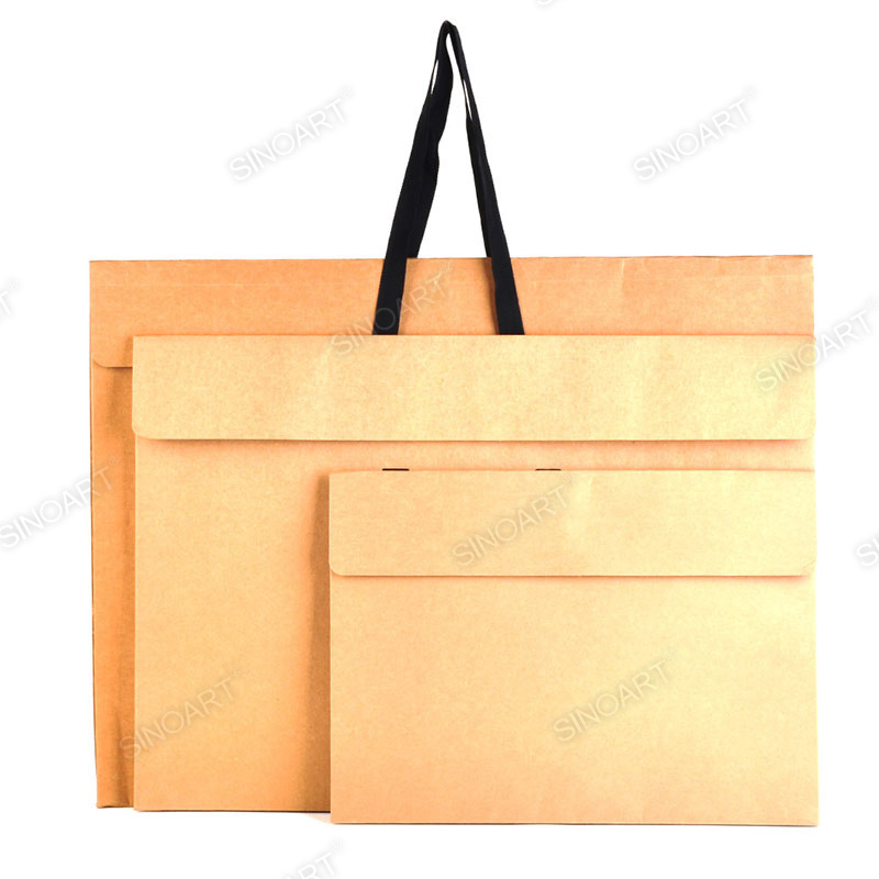 Strong Craft Pulp, Stain and Water-resistant Paper Portfolios