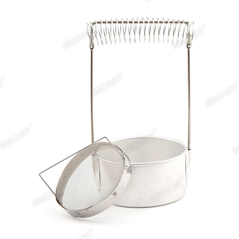 Dia 10.5cm height 18cm Metal brush washer With Wash Tank Filter 