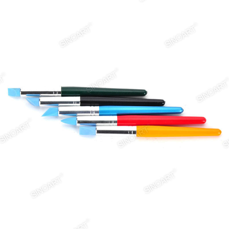 5 different tips shapes Color Shaper Carving Tools Silicone Brush & Airbrush