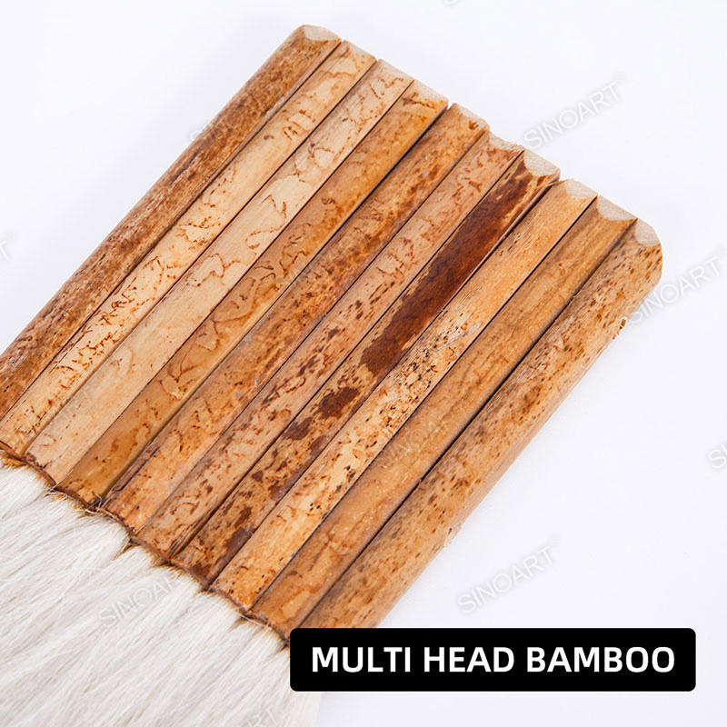 Bamboo Hake Brush Multi head goat hair Watercolor Brush