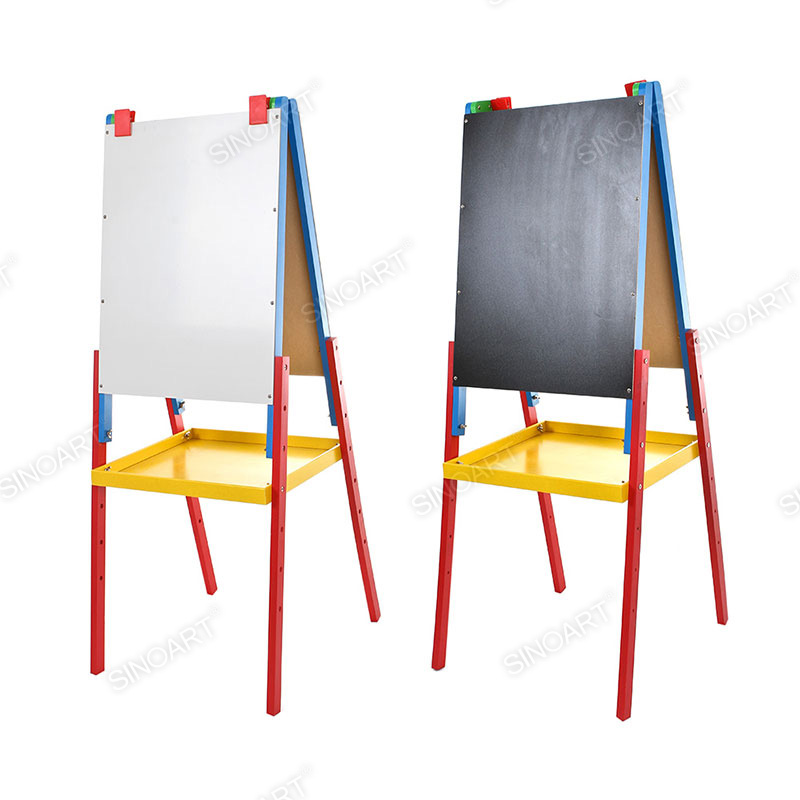 49x53x126cm Double Face Creative Art Fun Standing All-in-One Kids Easel