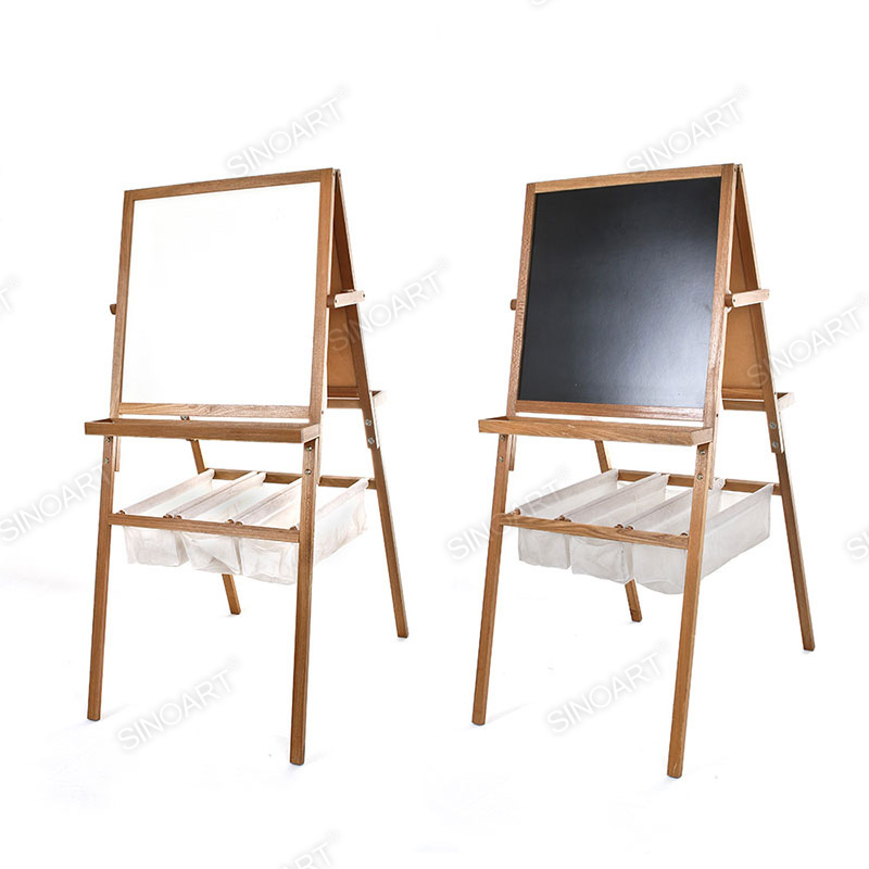 57x76x125cm Double Face Creative Art Fun Standing Storage Kids Easel