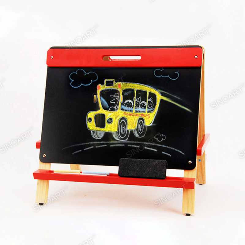 43x43x32cm Double Face Creative Art Fun Standing Tabletop Kids Easel
