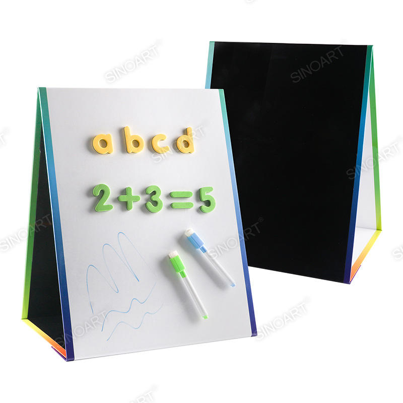 32x23x39cm Tabletop Magnetic Dry Erase Display Educational Drawing Kids Easel