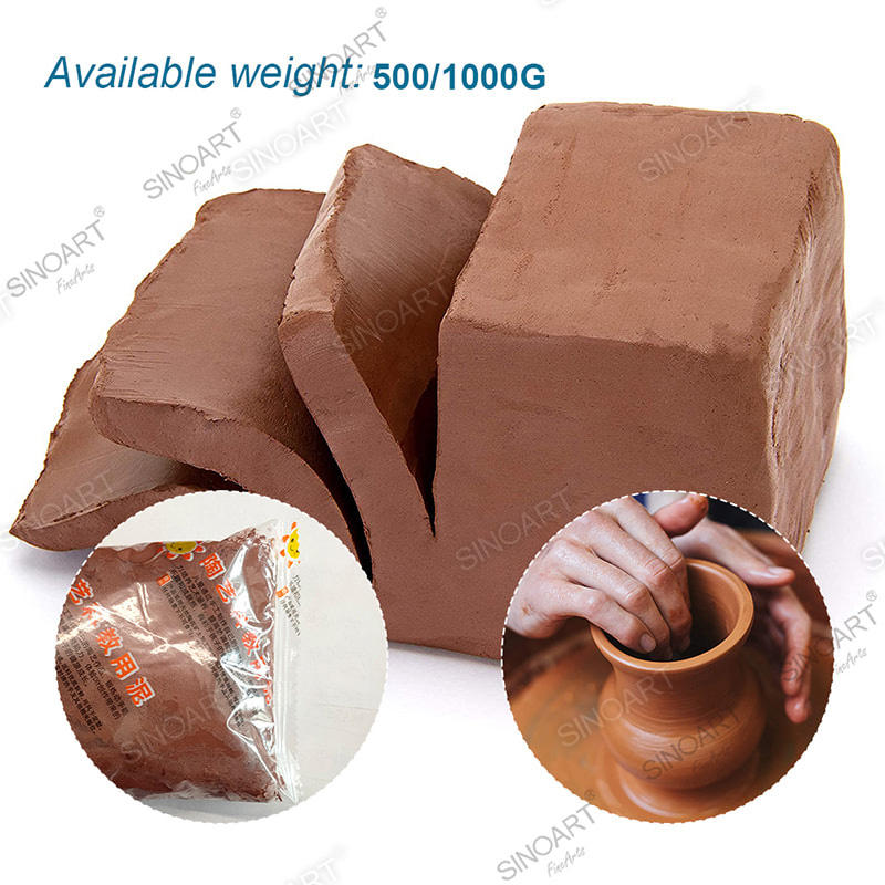 500g Pottery clay Non-Toxic Modeling Clay Pottery & Ceramic Tool 