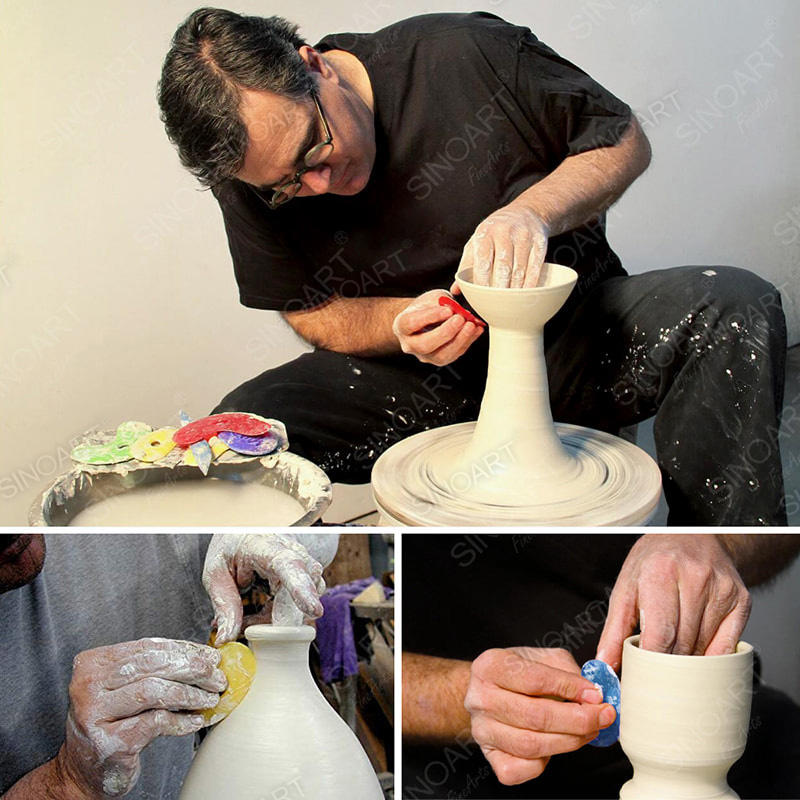 4pcs Silicone Pottery Rib Set DIY Tool Pottery & Ceramic Tool