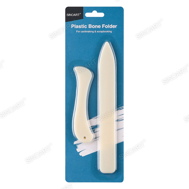 2pcs Plastic Bone Folder Paper Creaser Book-Binding Tool Pottery & Ceramic Tool 