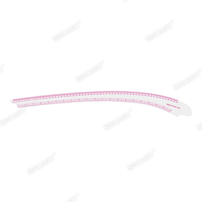 Sandwich line garment ruler Transparent Sewing Project and DIY Drafting tool