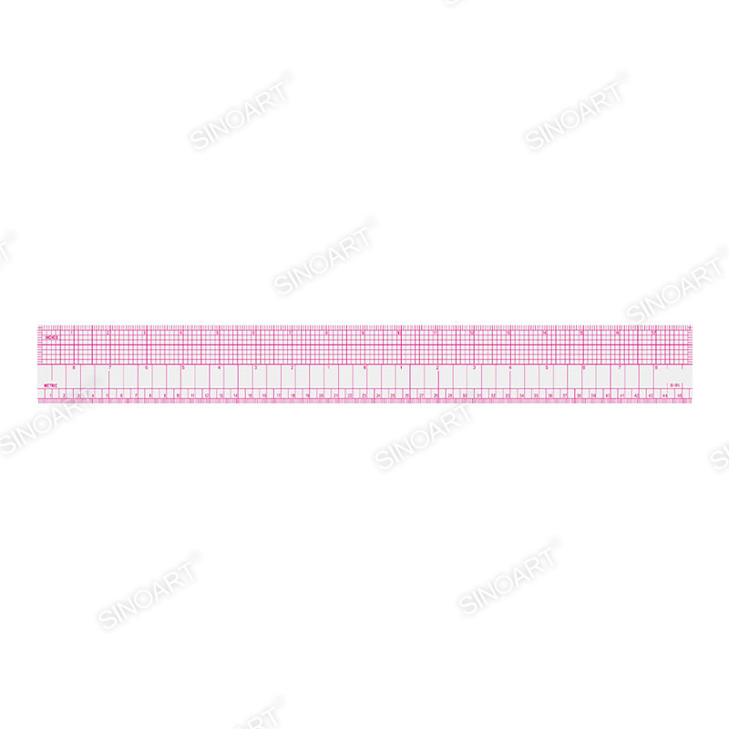 Sandwich line garment ruler Transparent Sewing Project and DIY Drafting tool