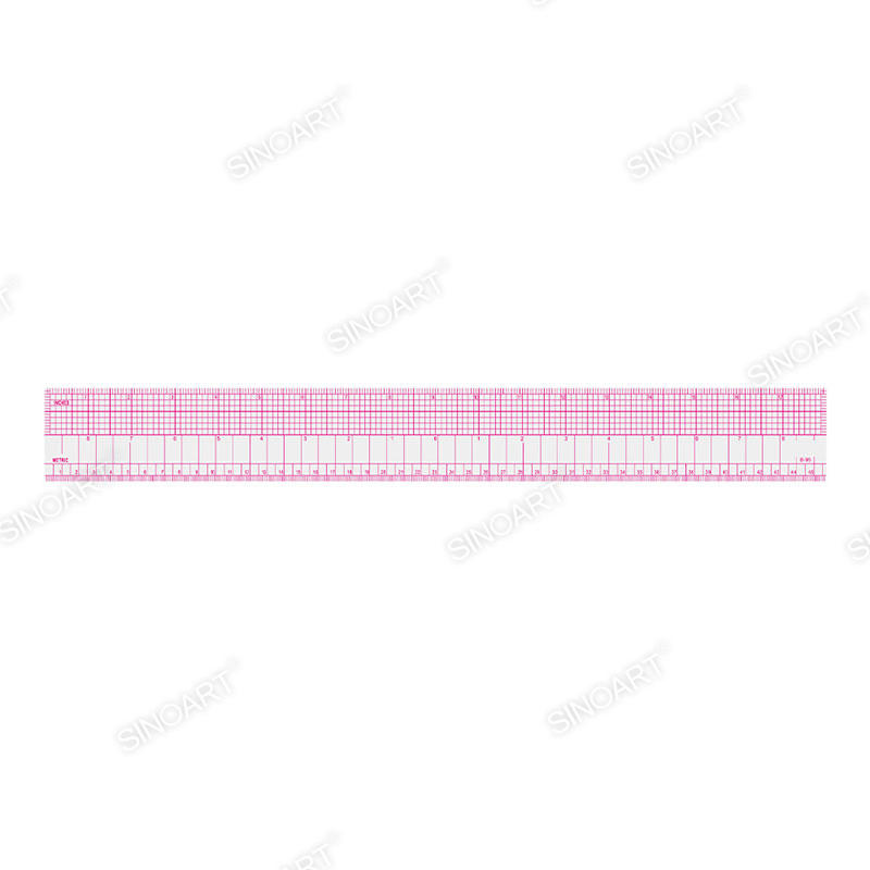 Sandwich line garment ruler Transparent Sewing Project and DIY Drafting tool