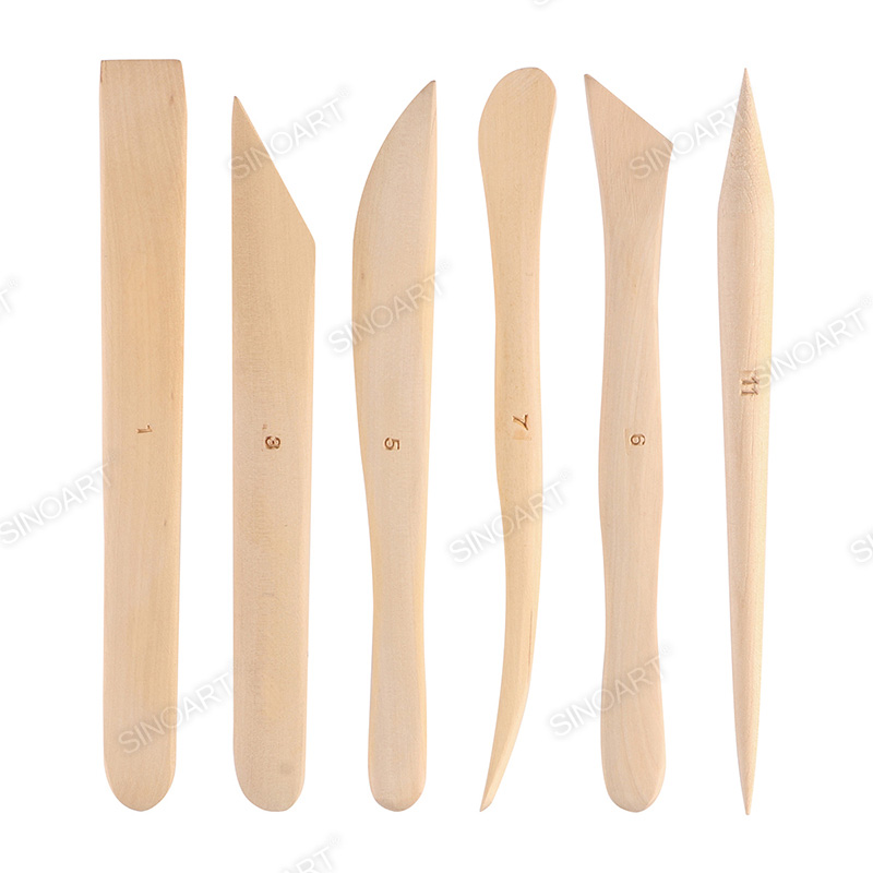 15pcs Wooden sculptural tool set 6inch Tool Pottery & Ceramic Tool