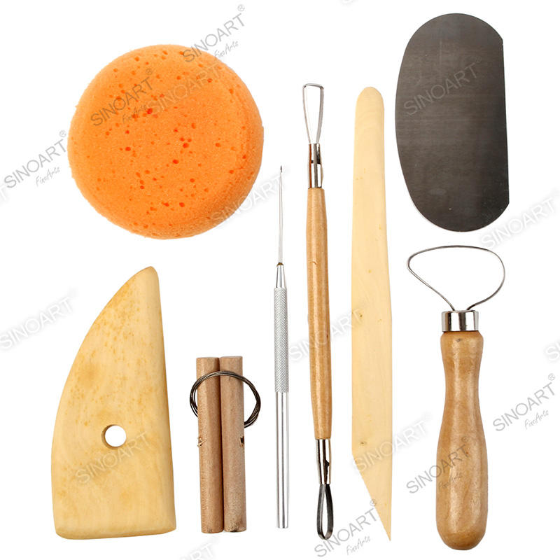 8 pcs Pottery tool set Double-Ended tool Pottery & Ceramic Tool