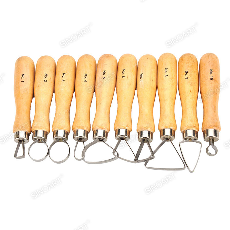 10pcs Pottery tool 5.5inch Sculpting Tool Loop Tool Pottery & Ceramic Tool