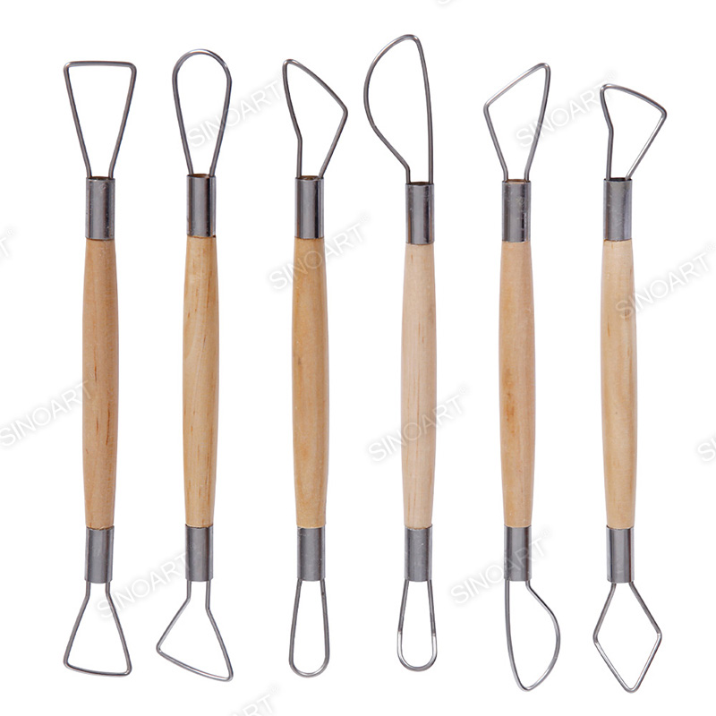 6pcs Double-end wire tool 8 inch Pottery & Ceramic Tool