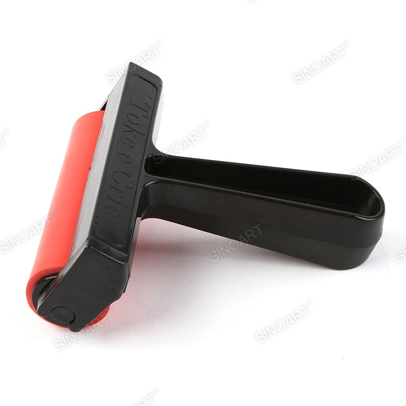 Width 10cm 15cm Rubber Brayer Anti Skid Tape Construction Block Roller Printing Tool 