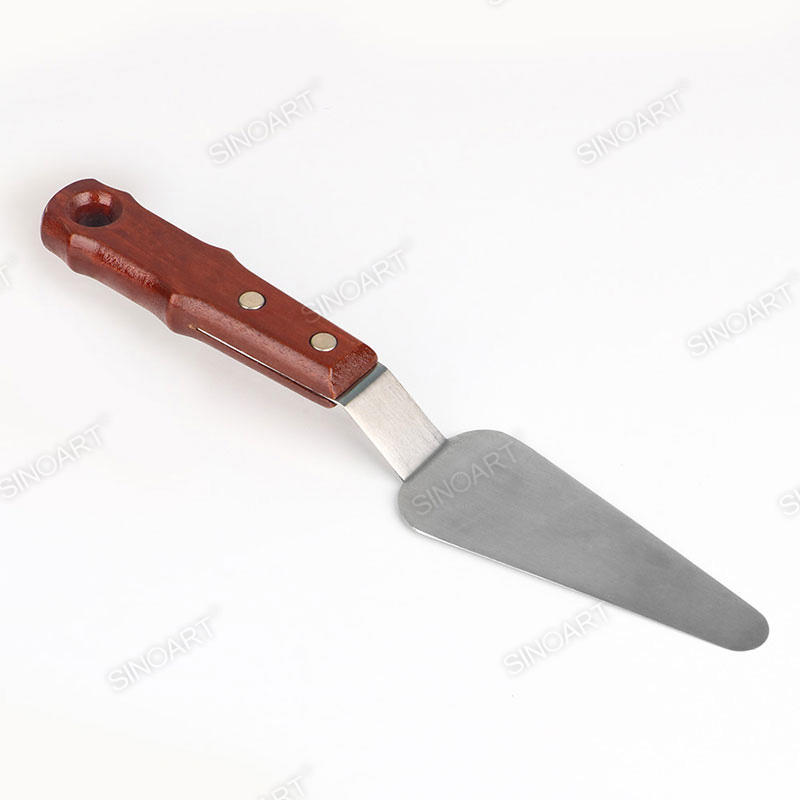 Wood stand Heavy Duty Palette Knife Set 6pcs Painting Knife