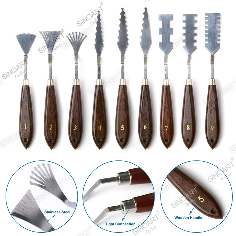 Wooden handle Palette knife oil paint Painting Knife
