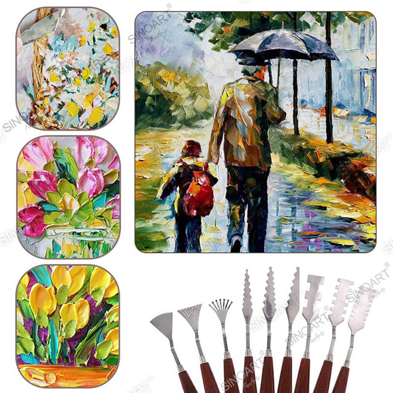 Wooden handle Palette knife oil paint Painting Knife
