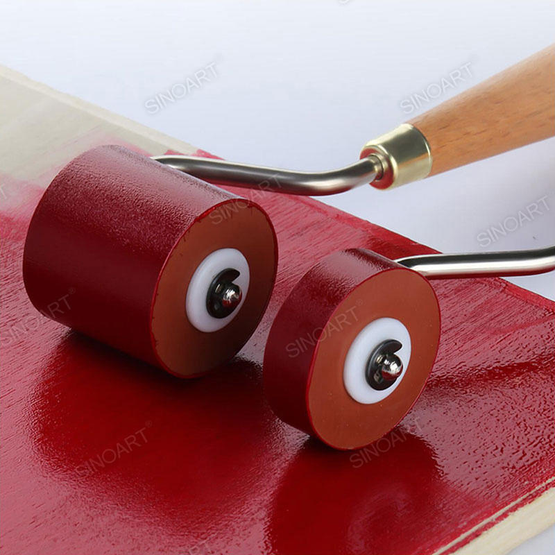 18.5cm long Soft Rubber Brayer for Printmaking Ideal for Anti Skid Tape Block Roller Printing Tool 