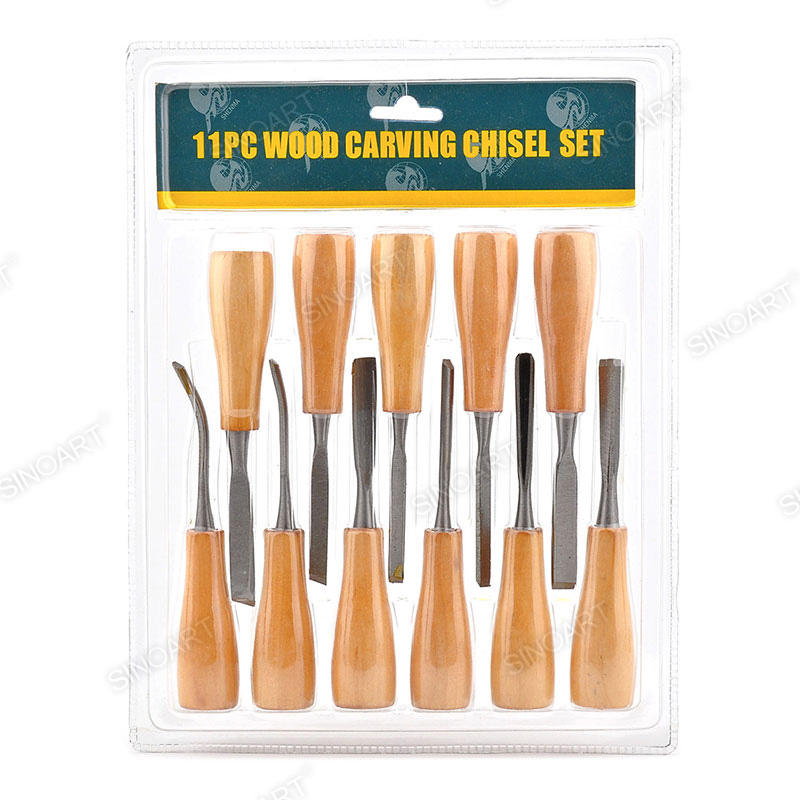 11pcs Wood carving chisel set Handmade Crafting Chisel Sculpture & Carving Tool
