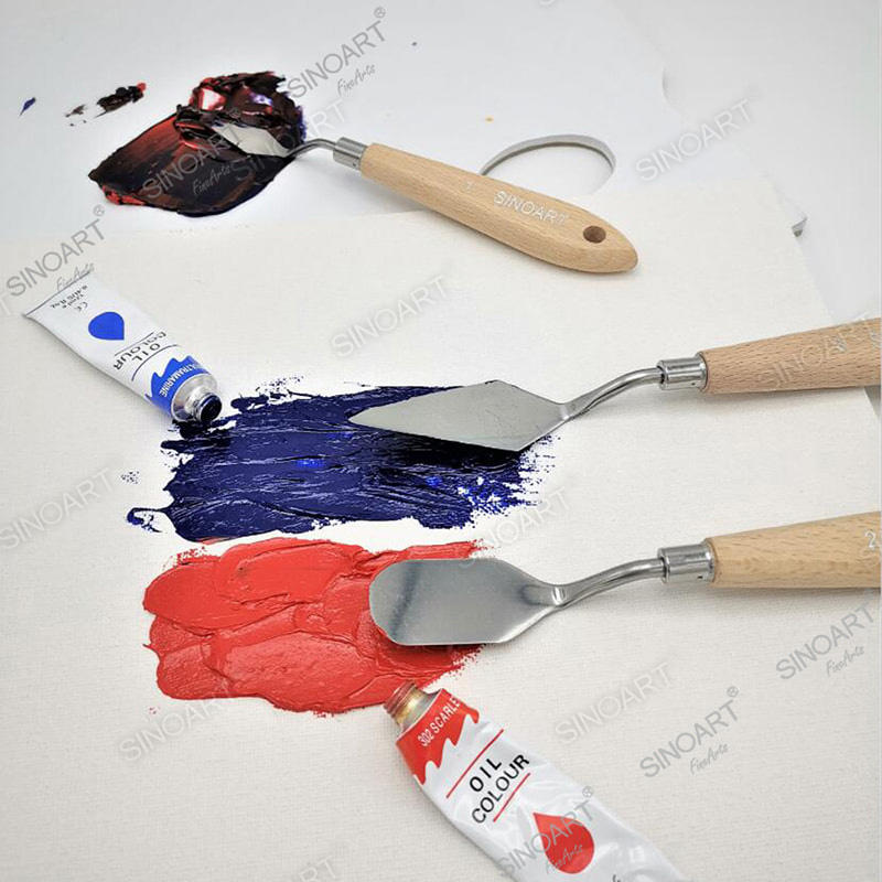 5pcs Palette knives set wooden handle Painting Knife