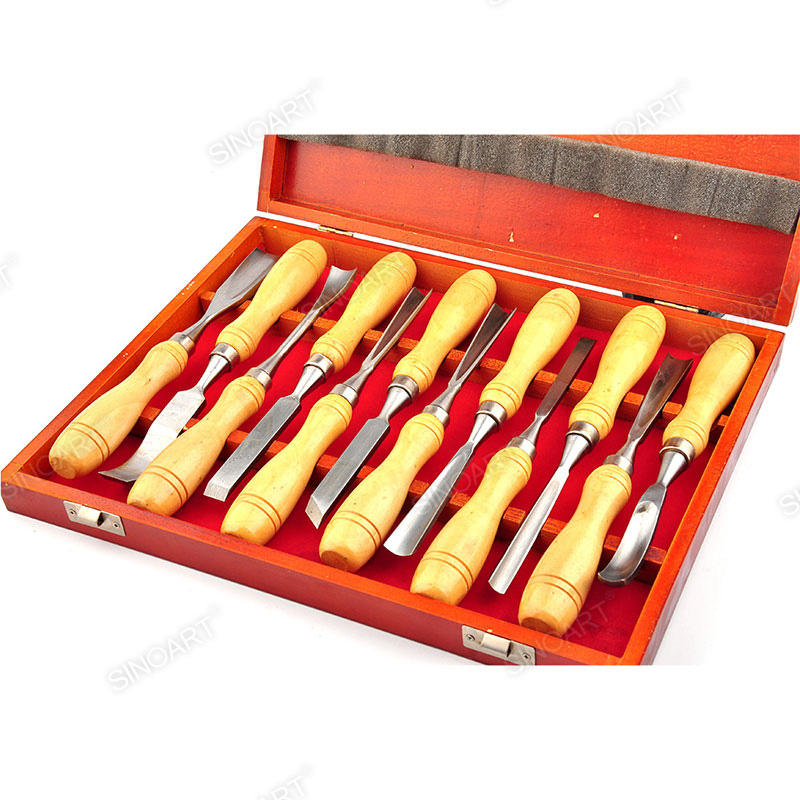 12 shapes High quality carving chisel set Handmade Crafting Chisel Sculpture & Carving Tool