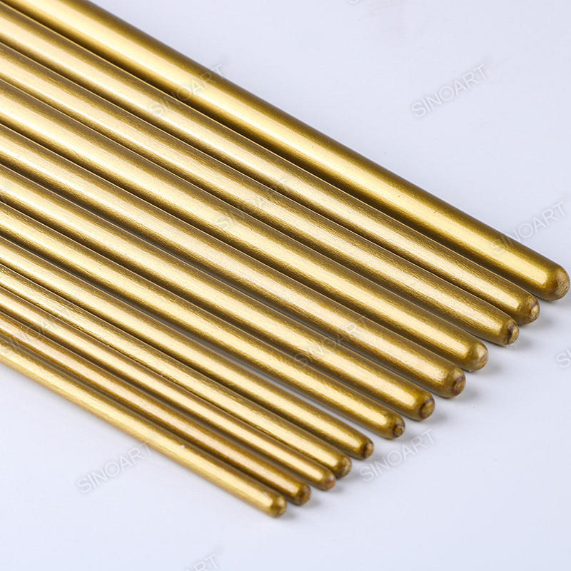 12pcs Value brushes golden long handle Brush Set