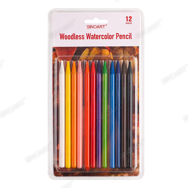 12 colors Woodless watercolor pencil Artist Quality Drawing & Sketching