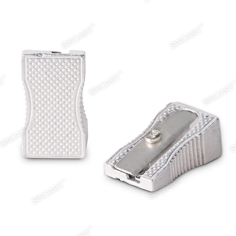 Metal Pencil Sharpener Manual Single Hole Aluminum Alloy Drawing & Sketching