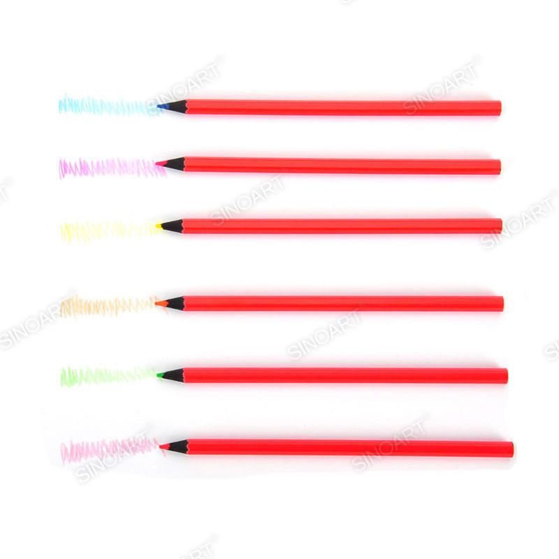 6 colors Neon Pencil Set Pre-Sharpened 12pcs Drawing & Sketching
